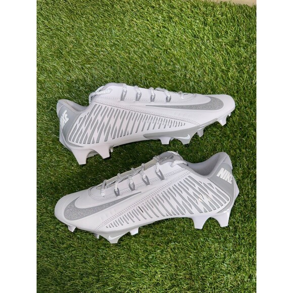 Nike Vapor Edge 360 VC Chrome White Football Cleats Men Size 9.5 DO6294-100 NEW main image 4